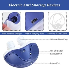 Anti Snoring Device Sleep Apnea Stopper Electric Snore Relief Micro Sleep Aid