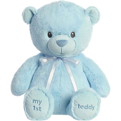 Aurora Ebba My First Teddy Blue 28 Inch Plush Figure NEW IN STOCK