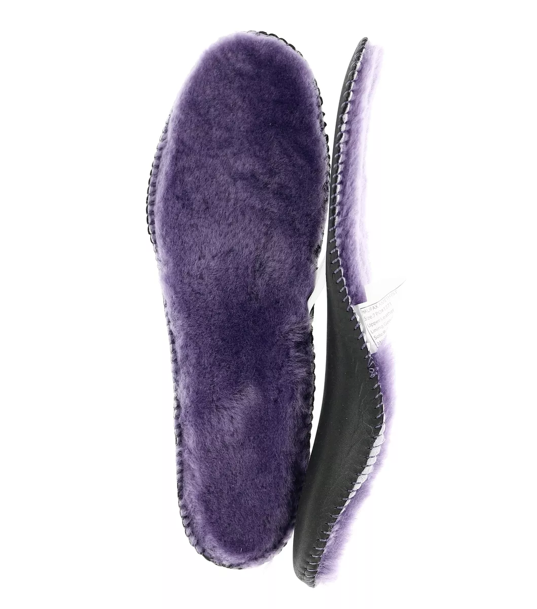 Abeo Women Shearling Orthotic Neutral Footbed Purple Insole Sz 6 Medium 147744