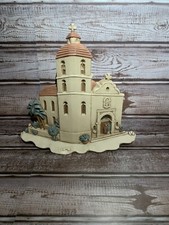 1993 Burwood Products, Desert Church Wall Plaque Decor Art 3291-1B Made in USA