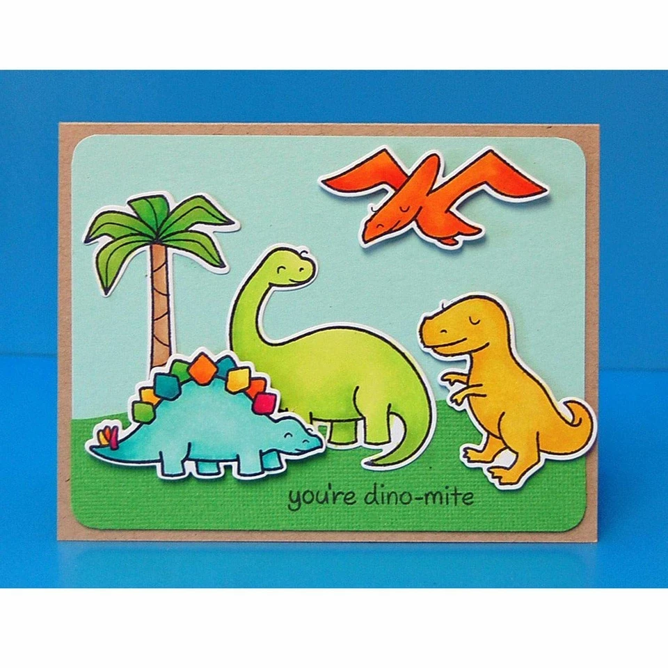 Estampillas transparentes - Critters del pasado LF602 Foto 3 de 4