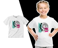 Blink 182 Self Titled T Shirt KID YOUTH Short Sleeve White Graphic Print New