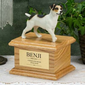 jack russell urn