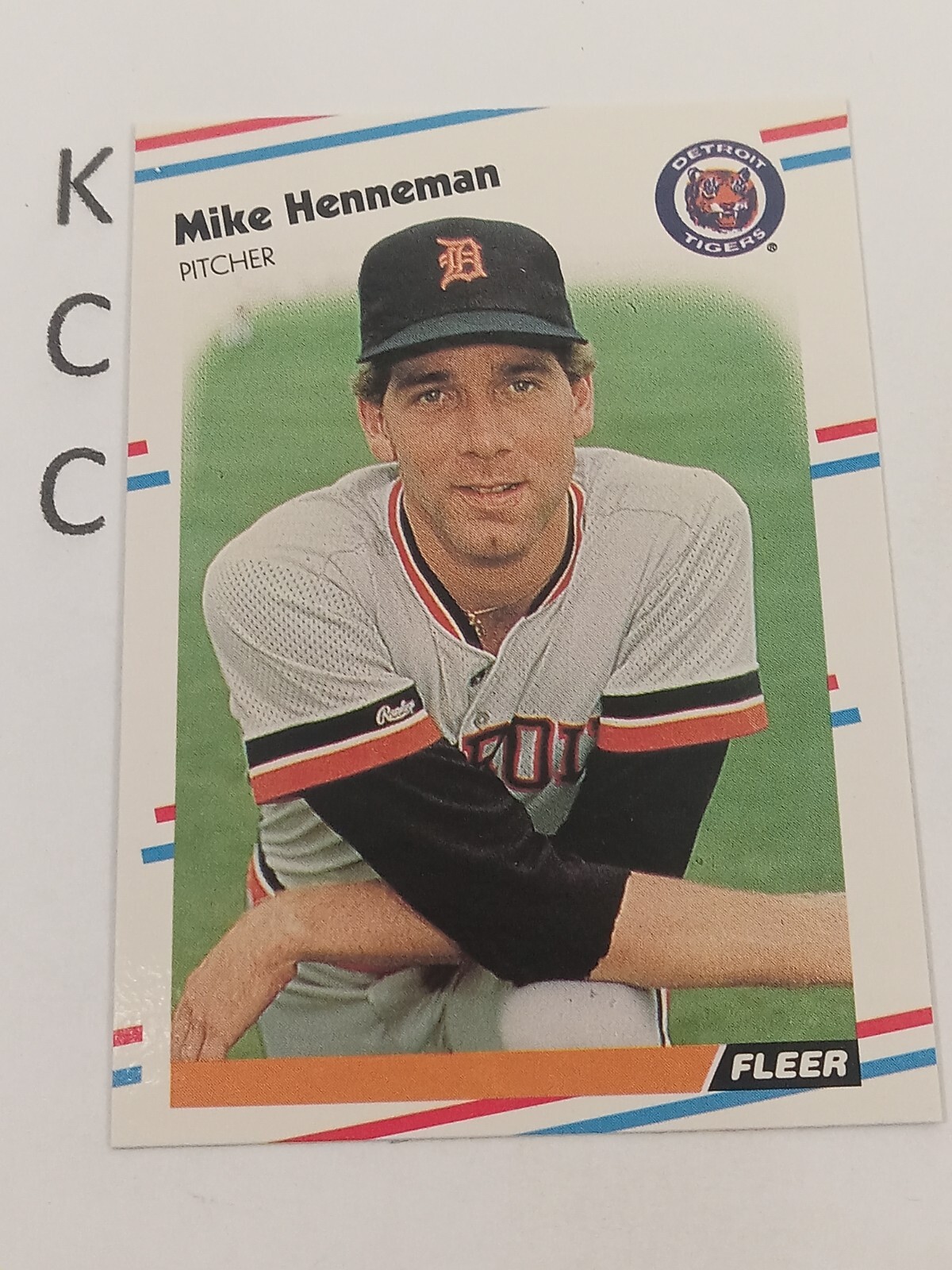 1988 Fleer MLB #57 Mike Henneman Detroit Tigers