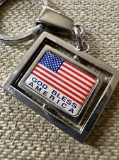 Vintage Key Chain America Spins