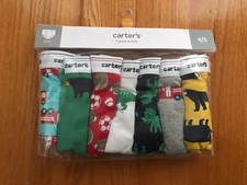 Carter s Boy s Bears/Dinosaurs/Trucks/Sports Cotton Underwear Briefs 7 Pack: 4/5