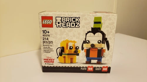 Lego BrickHeadz Disney Goofy & Pluto 40378 New Sealed Box Retired Set