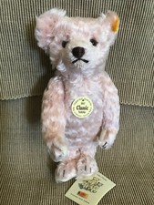New Original Steiff Rose Genuine Mohair 1907 Classic Teddy Bear Squeaker 000263