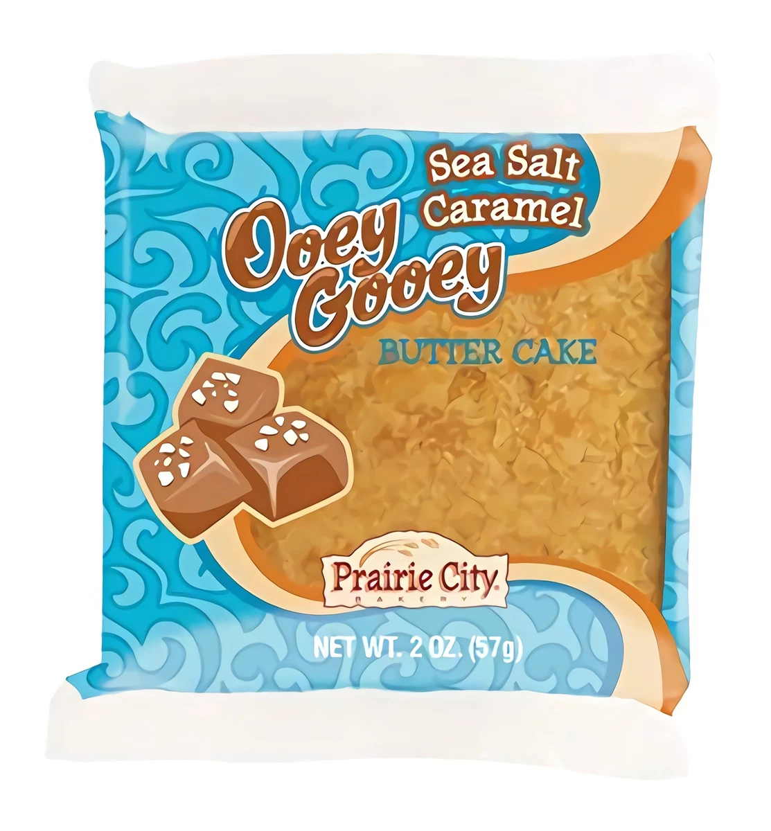 Prairie City Bakery Meer Salz Karamell Ooey Kleber Butter Kuchen, 1 Schachtel, 10 Kuchen