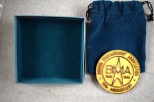 Vintage Boeing Management Association BMA 50th Anniversary Medal Paperweight  