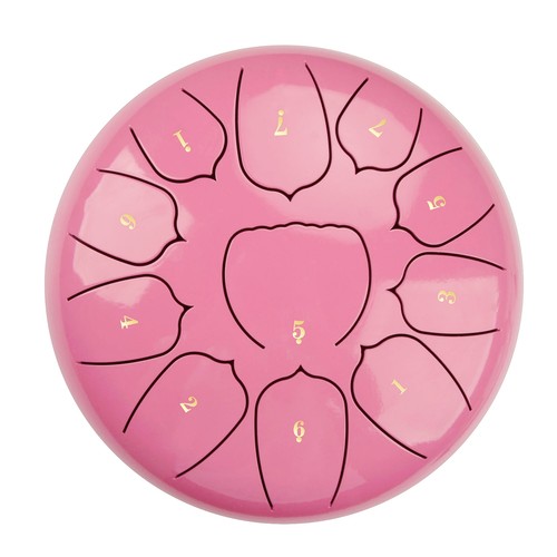 6 Inch Steel Tongue Drum 11 Notes Handpan Drum with Drum Mallet Finger C6N1