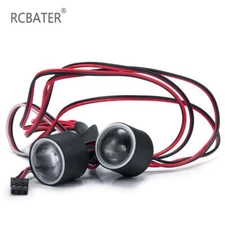 RCBATER RC Headlight LED Lights Parts for RC Axial 1/10 SCX10 AXI03007 AXI03006