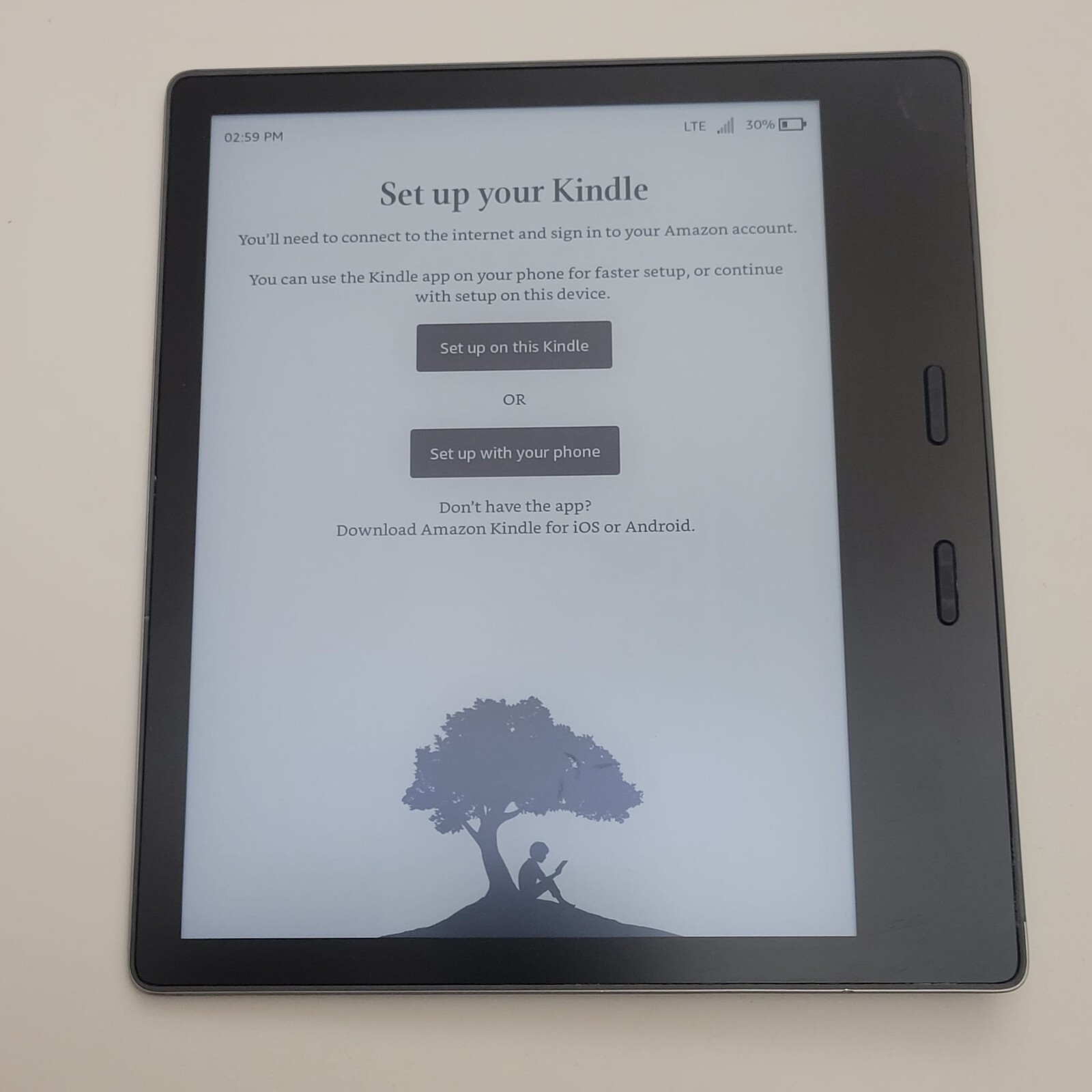 Kindle Oasis 10th Gen 32GB with 7in 300ppi Display and Free Cellular Connectivity   -image