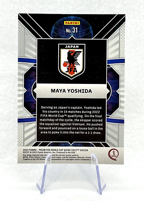Maya Yoshida　1027 2022 Panini Prizm World Cup Qatar - Phenomenon Maya Yoshida