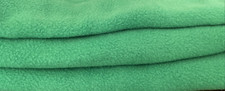 Solid Anti Pill Fleece Fabric 1 3/8 Yards x 62" Kelly Green