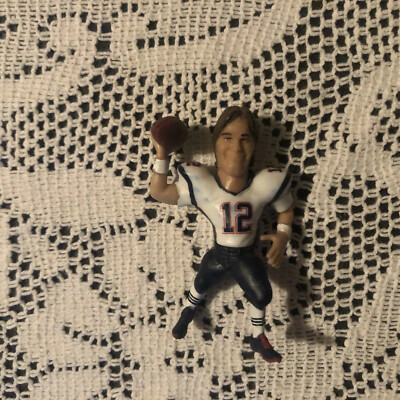 McFarlane NFL Small Pros Series 3 Tom Brady Mini Figure Long Hair Variant Rare!