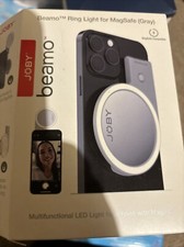 Image of JOBY Beamo Ring Light, Compatible with iPhone with MagSafe, LED Ring Light - NEW