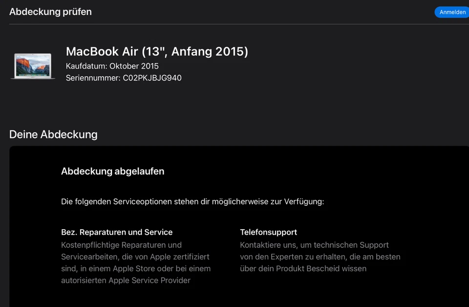 Apple MacBook Air 13 Zoll (128GB SSD, Intel Core i5 , 4GB RAM ) Cycle: 189 / GUT - Bild 2 von 4