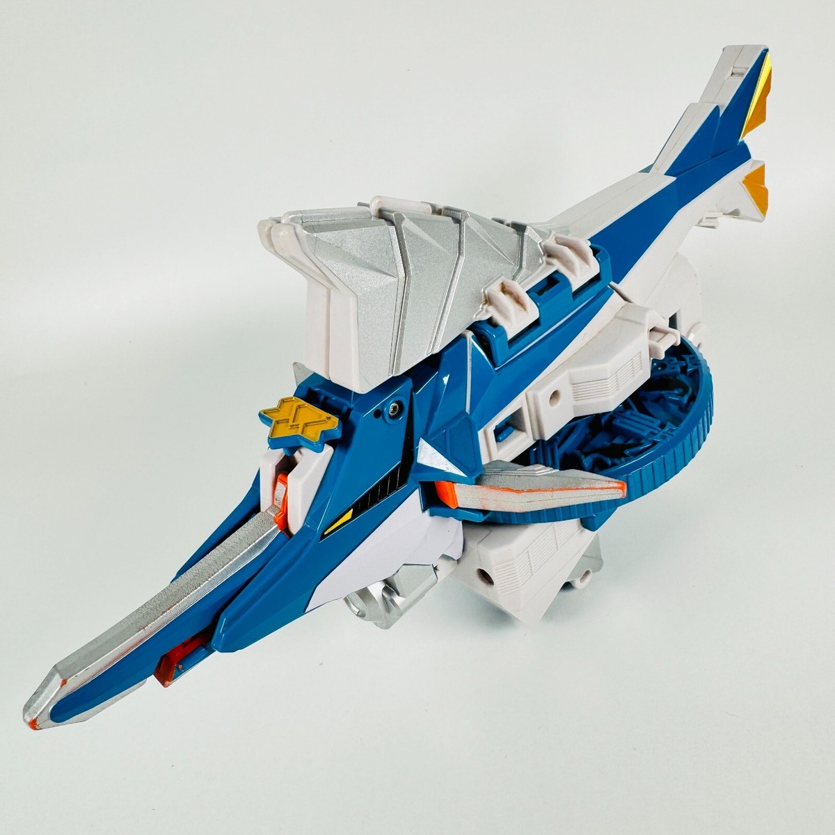 Kenjiさん専用、白青白 Power Rangers Samurai Sentai Shinkenger DX Kajiki Origami Zord