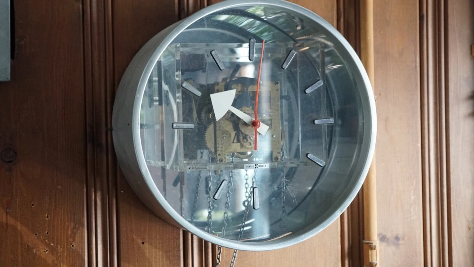 Pendulum Clock by Howard Miller Clock Co. designed by George Nelson - Image 4 of 4