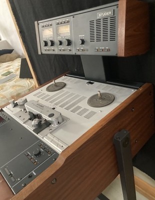 Studer 807 A807 with VU meter and trolley - serviced -with Heads as NEW!!