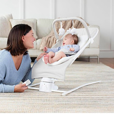 Baby Delight Alpine Wave Deluxe Infant Swing  Automated Motion Baby Lounger Sea