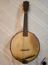 Antique Mandolin Banjo Banjolin Project c.1910  1930 w/ Original Case