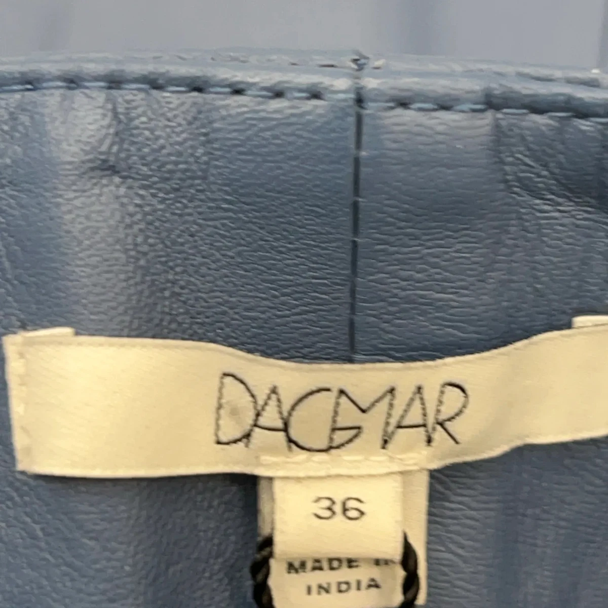 Dagmar, Wickelrock, Größe: 36, Blau, Leder, Einfarbig, Damen #t9O