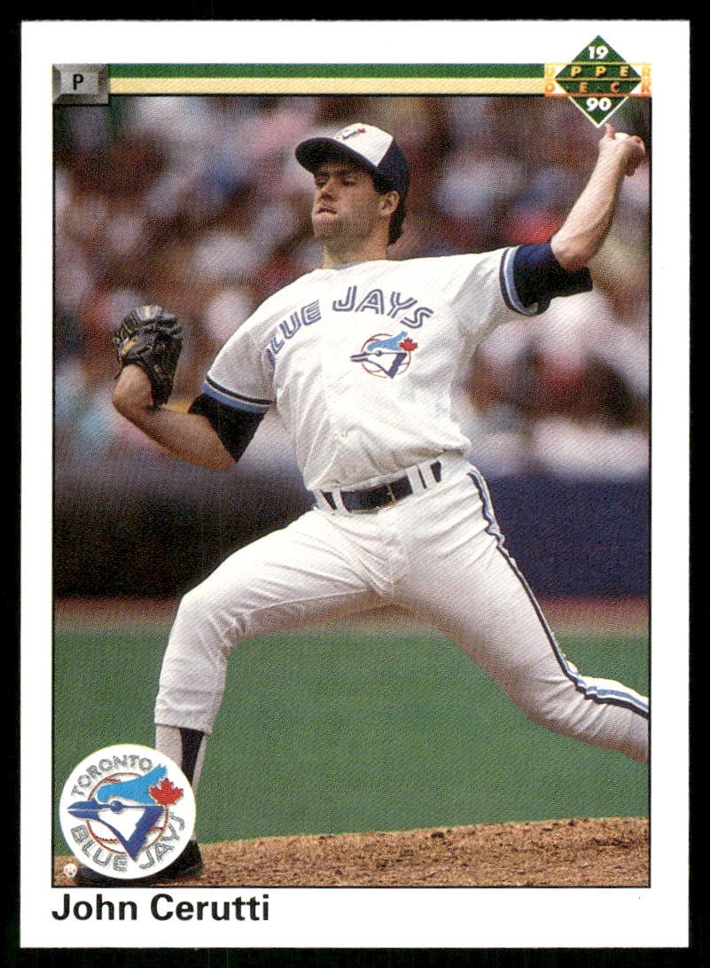 1990 John Cerutti #485 Upper Deck Toronto Blue Jays Baseball