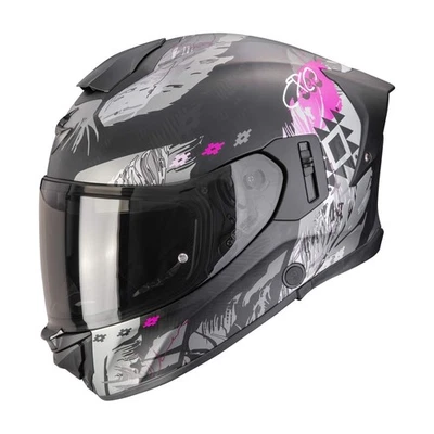 Scorpion EXO-530 Air Hadji Casque Intégral Noir Mat Rose - Photo 1/3
