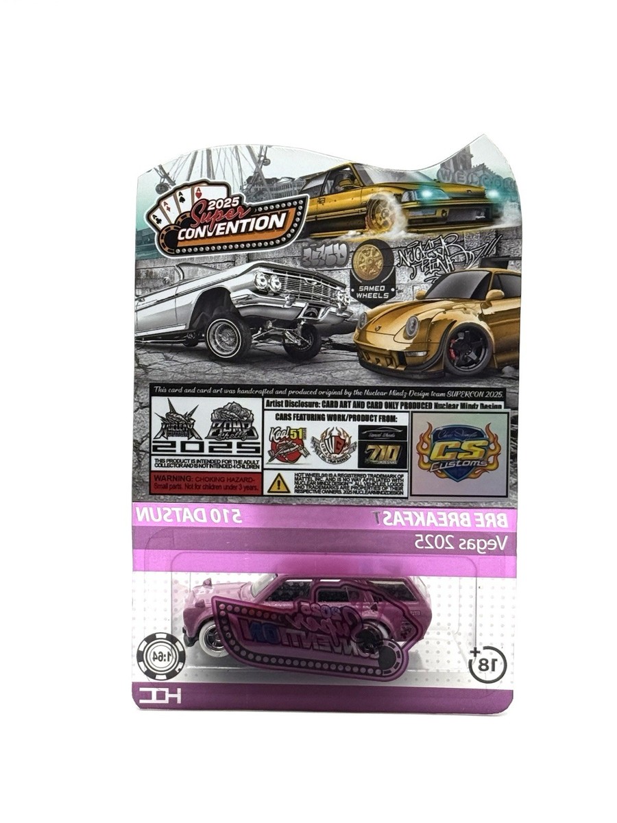 2025 Hot Wheels Las Vegas Super Convention Datsun 510 Wagon SIGNED