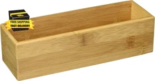 8381 Bamboo Wood Stacking Drawer Organizer Box, 9" X 3" ⭐️⭐️⭐️⭐️⭐️