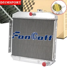 3 Row Aluminum Radiator For 1955 1956 1957 CHEVY BELAIR BEL AIR 6CYL