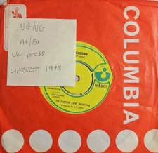 Electric Light Orchestra Showdown Vinyl Record 7" VG/VG HAR 5077 1973