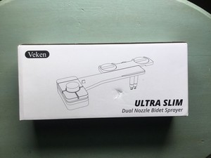 Brand New veken ultra slim dual nozzle Bidet BDC3V110