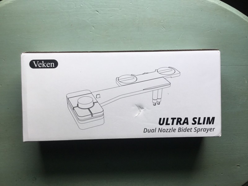Brand New veken ultra slim dual nozzle Bidet BDC3V110