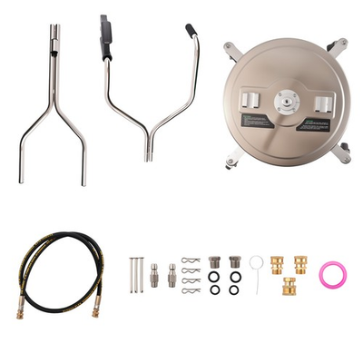 #ad 20in Stainless Steel Pressure Washer Surface Cleaner 4500PSI w Handle amp; Wheels $236.96