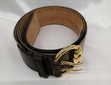 GUCCI 207558  480199  85  34 Crystal GG pattern belt