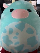 Squishmallows Tuluck Cow Ultra Rare 16 NWT excellent condition 2022