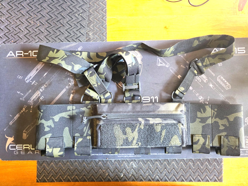 Black Scout Survival GhostRig™ – G.H.O.S.T. Low-Profile Tactical Chest Rig-MC Bl