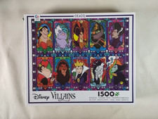 Disney Villains CEACO 1500-Piece Collector's Jigsaw Puzzle New Sealed USA Made