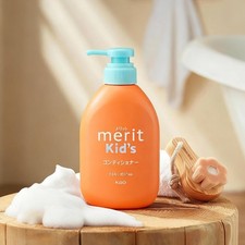 KAO Merit Foam Conditioner for Kids, 360ml, Gentle Botanical Formula
