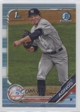 2019 Bowman Draft Chrome Sky Blue Refractor Jake Agnos #BDC-72 fm0