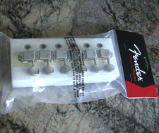 FENDER PURE VINTAGE GUITAR TUNING MACHINE SET/6 W/LOGO PN 099-2074-000 NEW
