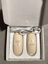 NCVI Warming Lactation Massager Heat & Vibration, 2-in-1 Breast Massager, 2 Pack