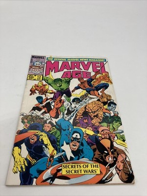 Marvel Age #12 Marvel Secret Wars Spider-Man black costume  Ships Fast