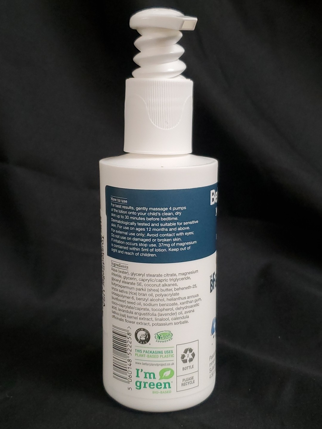 BetterYou Magnesium Sleep Body Lotion For Kids 12m & Up - 4.56oz NEW
