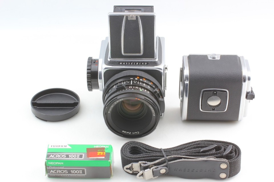 [MINT w/Strap] Hasselblad 500CM Camera CF 80mm F2.8 Lens A12 II Film ...