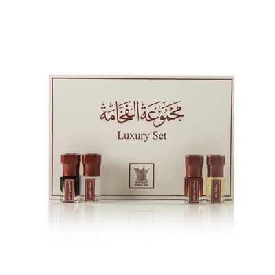 Luxury Set by Arabian Oud Oriental Attar Oil 4 Pcs - Free Shipping ( FAKHAMA )