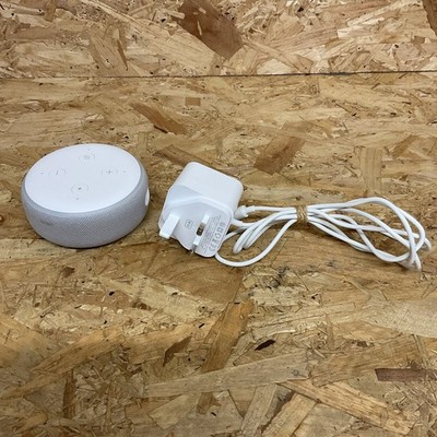Amazon Echo Dot 3. Gen Smart Alexa Lautsprecher Weiß/Grau mit Original Stecker 12B 